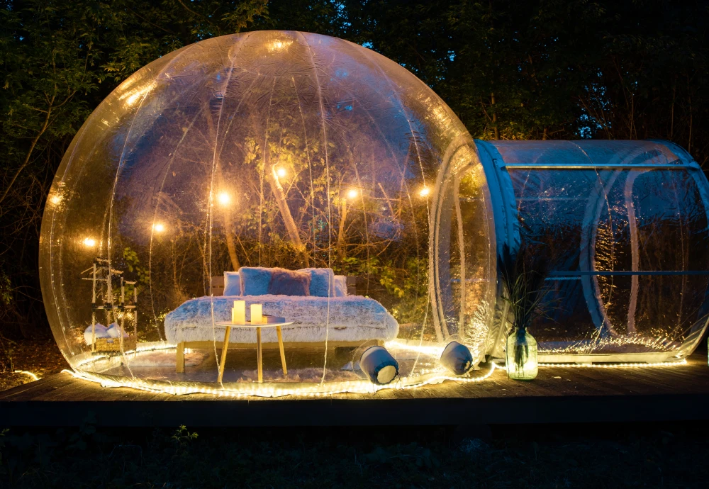 winter bubble tent