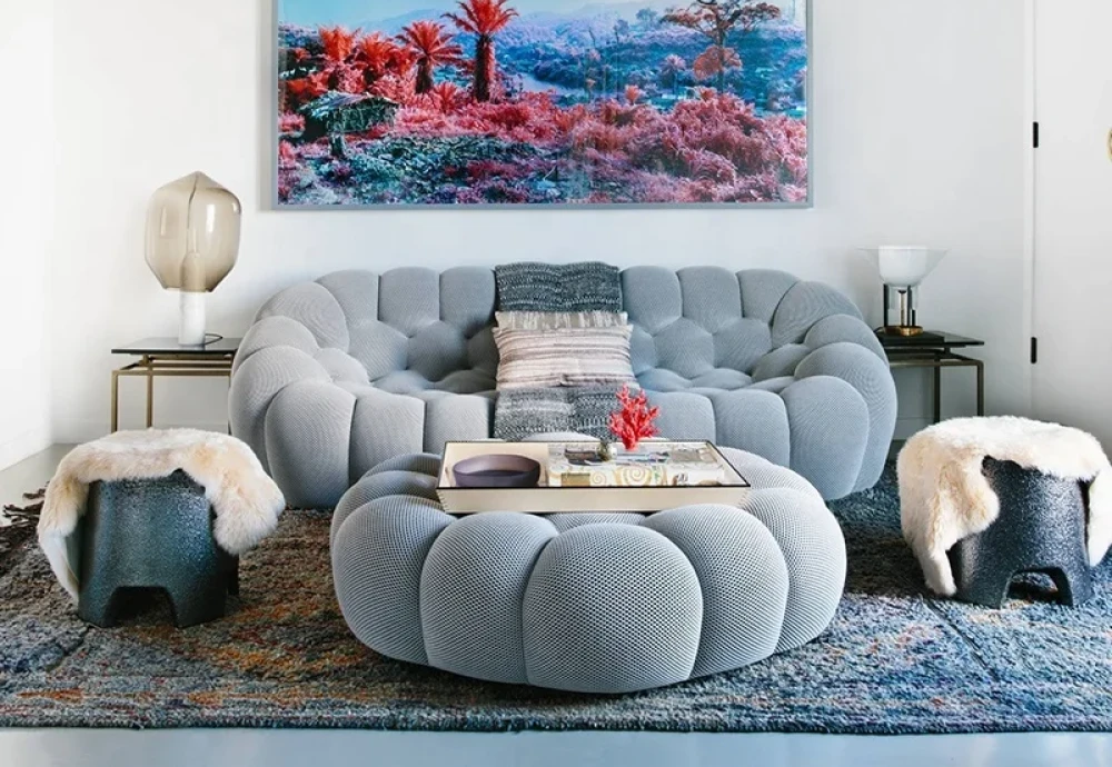 white bubble sofa